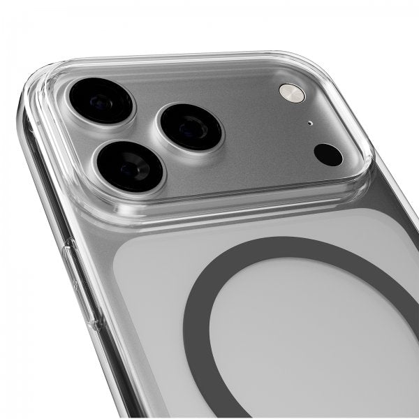 Puro iPhone 17 Pro Skal Lite Mag Transparent Svart