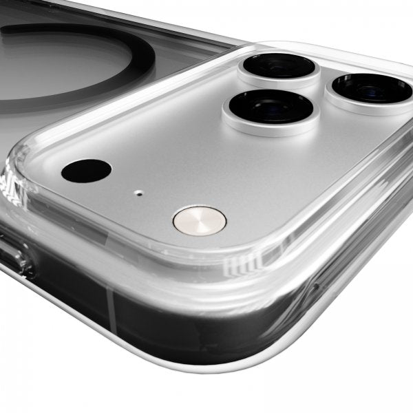 Puro iPhone 17 Pro Max Skal Lite Mag Transparent Grå