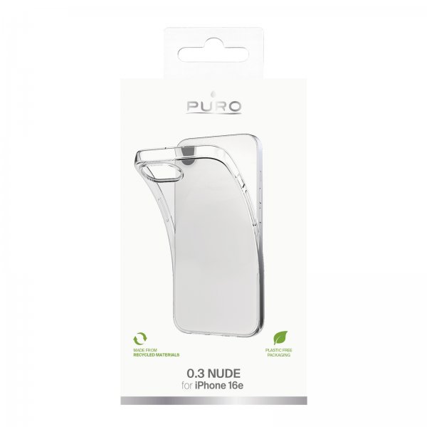 Puro iPhone 16e/17e Skal Nude Transparent