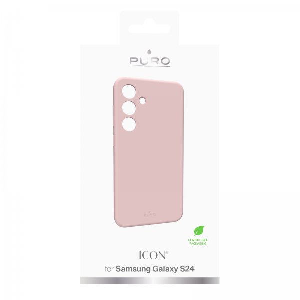 Puro Samsung Galaxy S24 Skal Icon Rosa