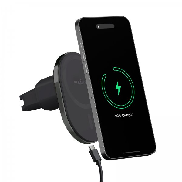 Puro Bilhållare Mag Pro 15W MagSafe Svart