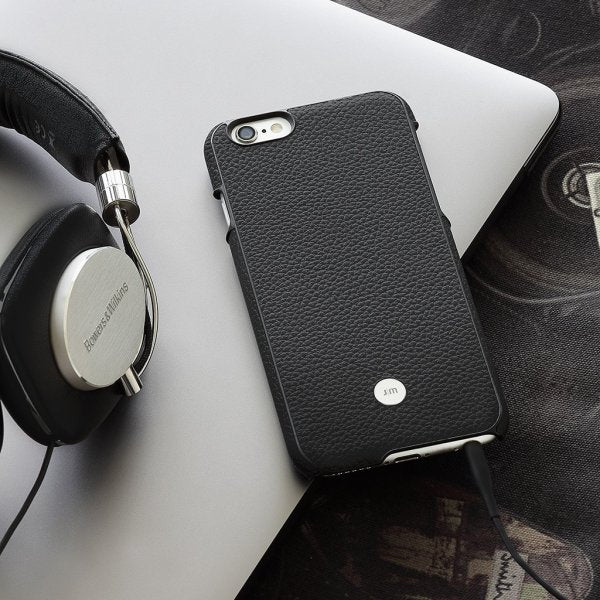 Just Mobile iPhone 6/6s Plus Skal Quattro Back Läder Svart