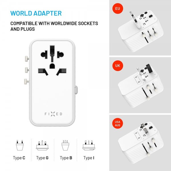 Fixed Reseladdare Voyager World Adapter 120W