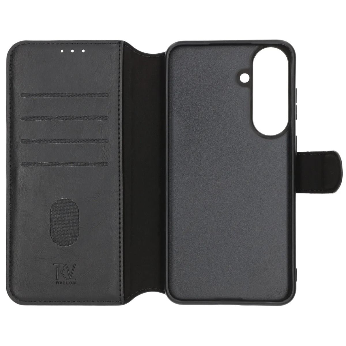 Rvelon Samsung Galaxy S26 FE Fodral 4 Kortfack Svart