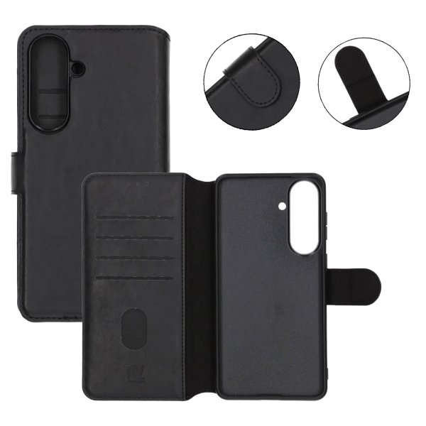 Rvelon Samsung Galaxy S26 Plus Fodral 4 Kortfack Löstagbart Skal Svart
