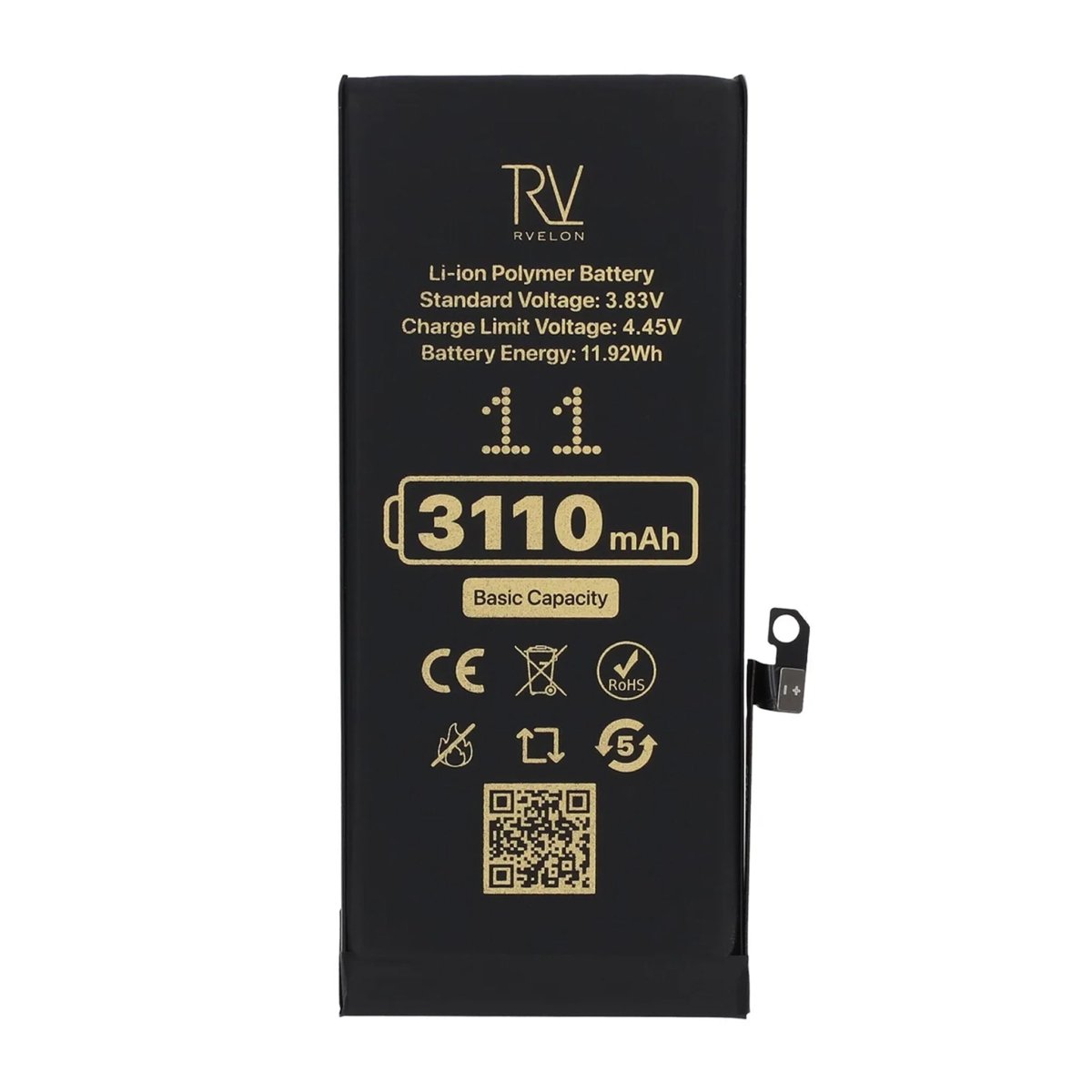 Rvelon Premium Batteri för iPhone 11 - 3110mAh
