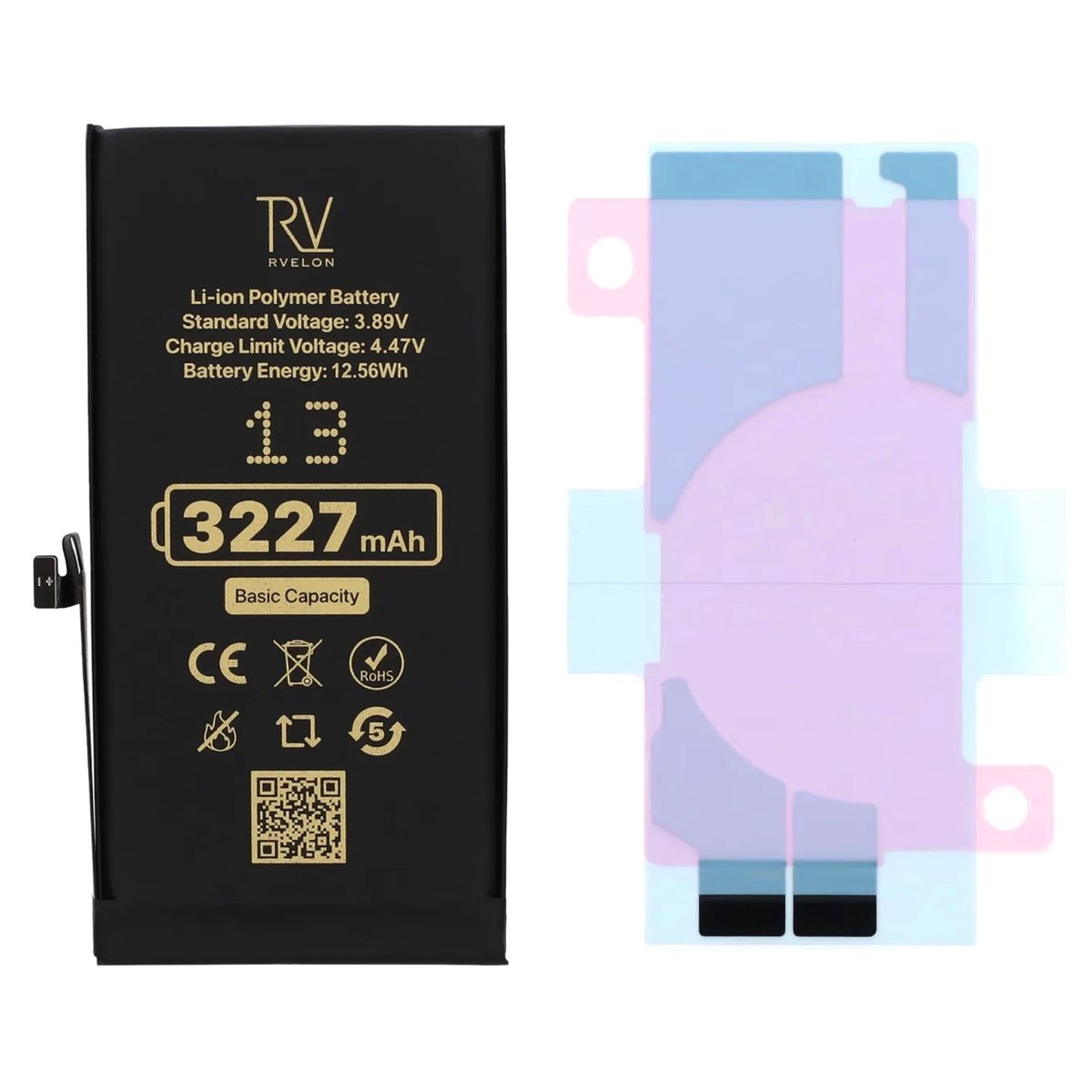 Rvelon Premium Batteri för iPhone 13 - 3227mAh