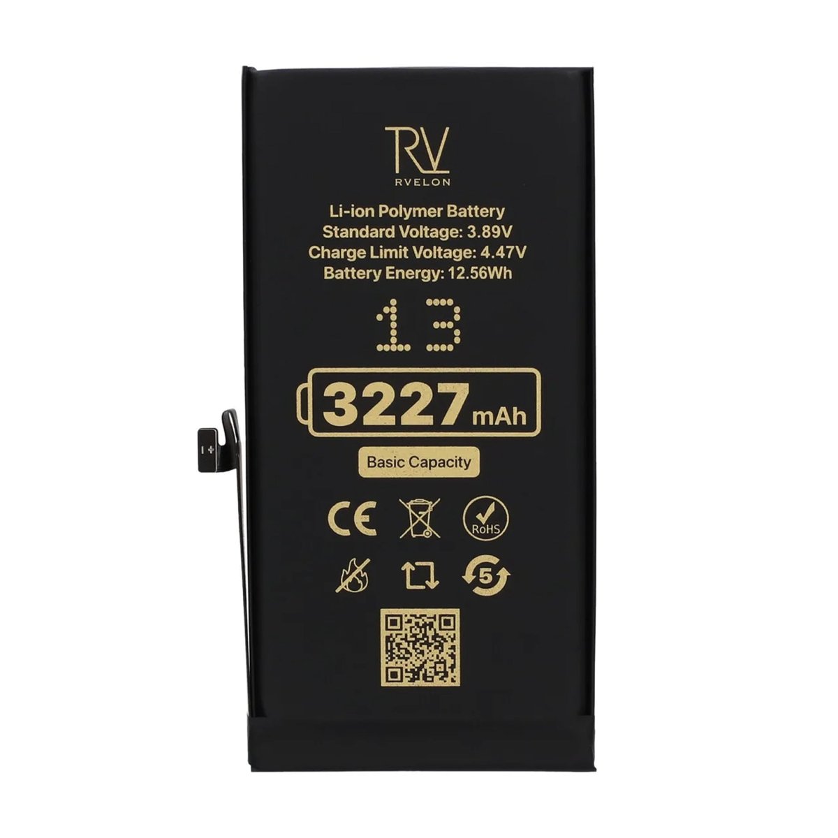 Rvelon Premium Batteri för iPhone 13 - 3227mAh