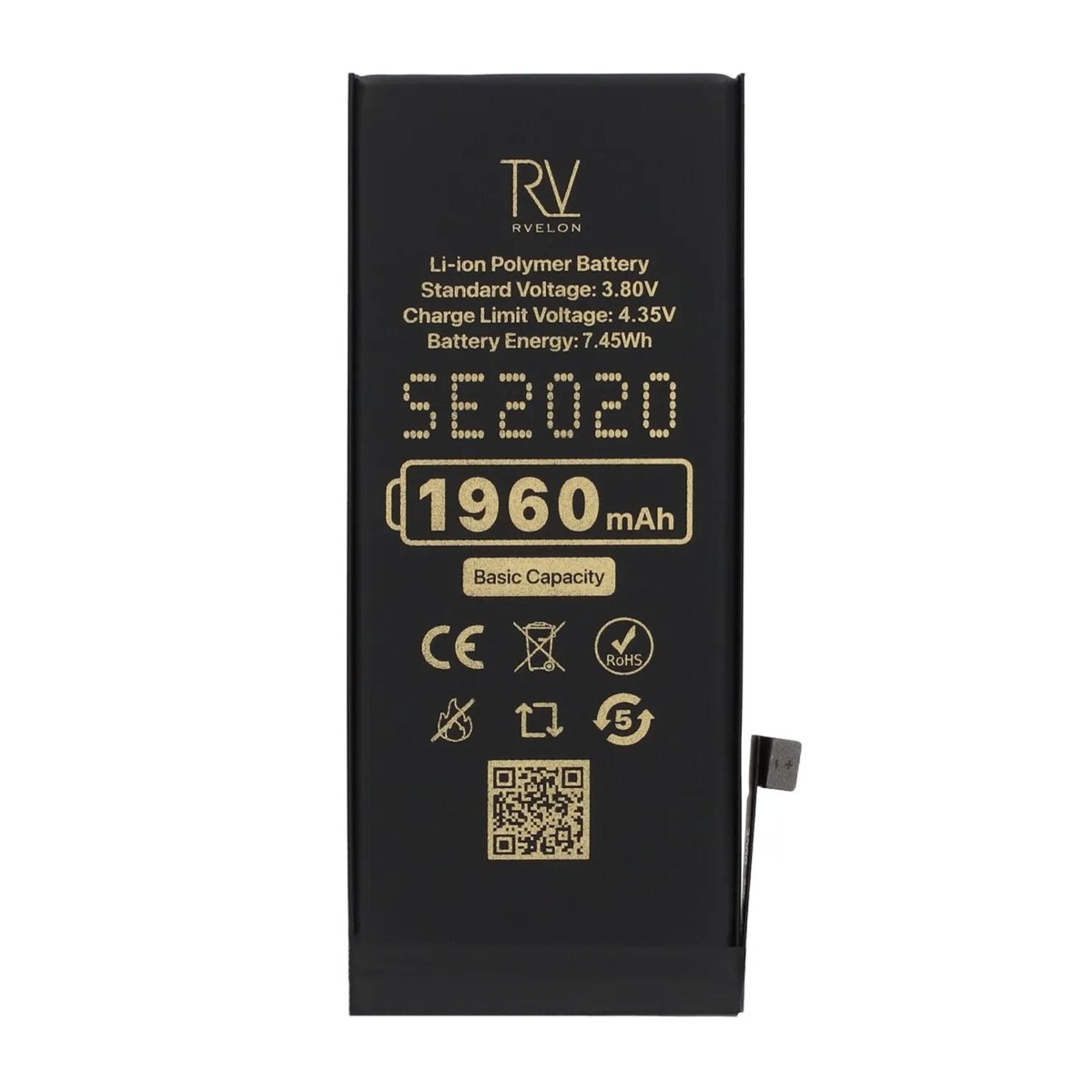 Rvelon Premium Batteri för iPhone SE 2020 - 1960mAh