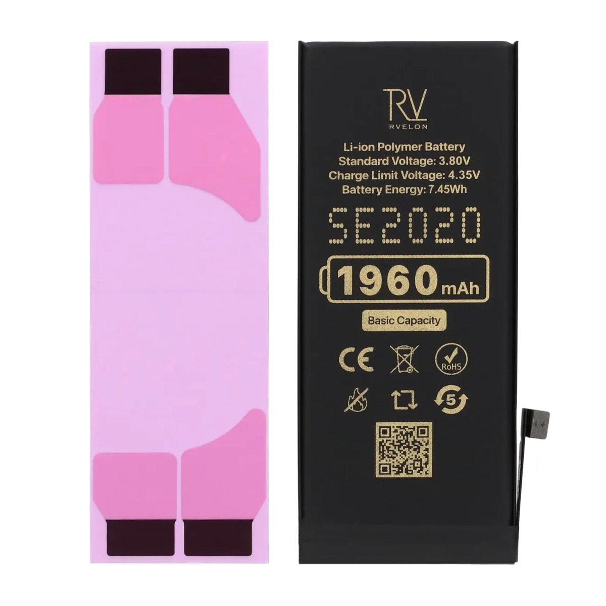 Rvelon Premium Batteri för iPhone SE 2020 - 1960mAh