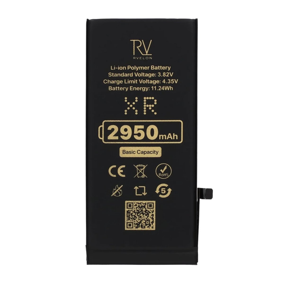 Rvelon Premium Batteri för iPhone XR - 2950mAh