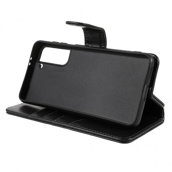 Nordic Covers Samsung Galaxy S22 Fodral Essential Leather Raven Black