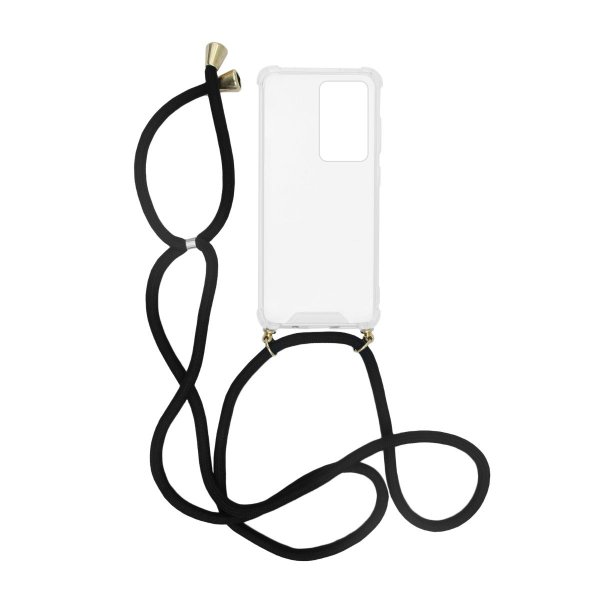 Samsung Galaxy S20 Ultra Skal med Halsband Svart Transparent