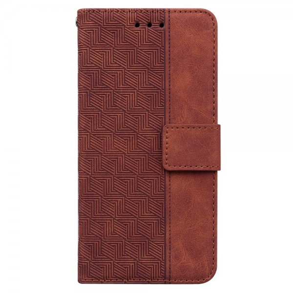 Samsung Galaxy A03 Fodral Mönstrat Brun