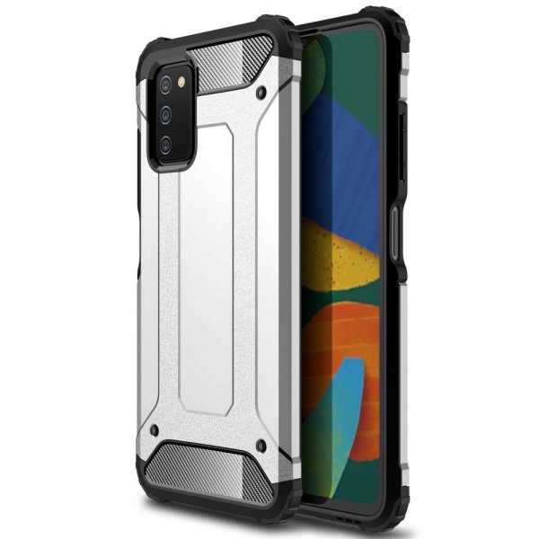 Samsung Galaxy A03s Skal Armor Silver