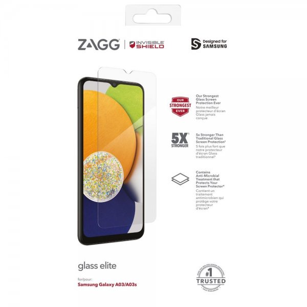ZAGG InvisibleShield Samsung Galaxy A03/A03s Skärmskydd Glass Elite
