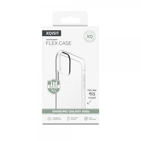 Xqisit Samsung Galaxy A05s Skal Flex Case Transparent