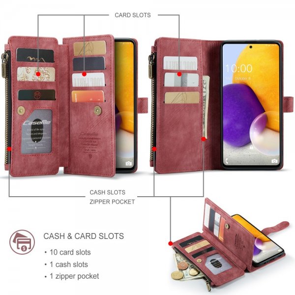 CaseMe Samsung Galaxy A13 4G Fodral C30 Series Röd