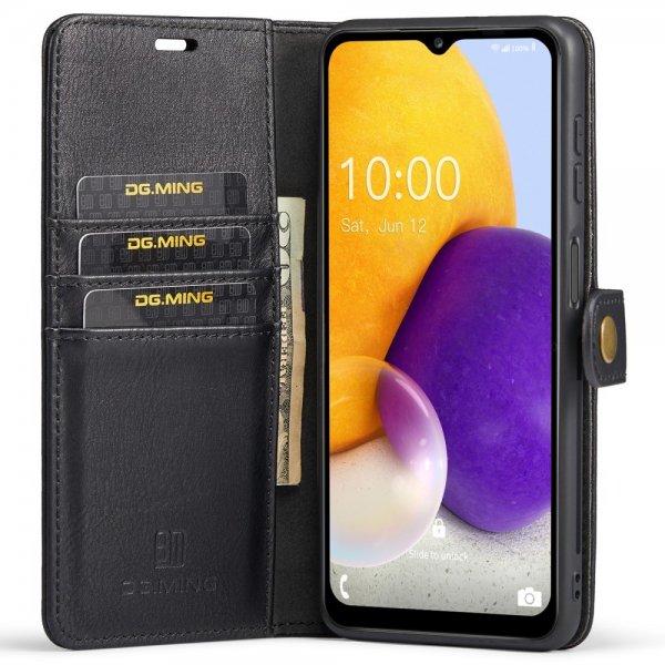 Dg.Ming Samsung Galaxy A13 4G Fodral Löstagbart Skal Svart