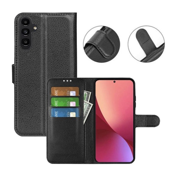 Samsung Galaxy A14 Fodral med Stativ Svart