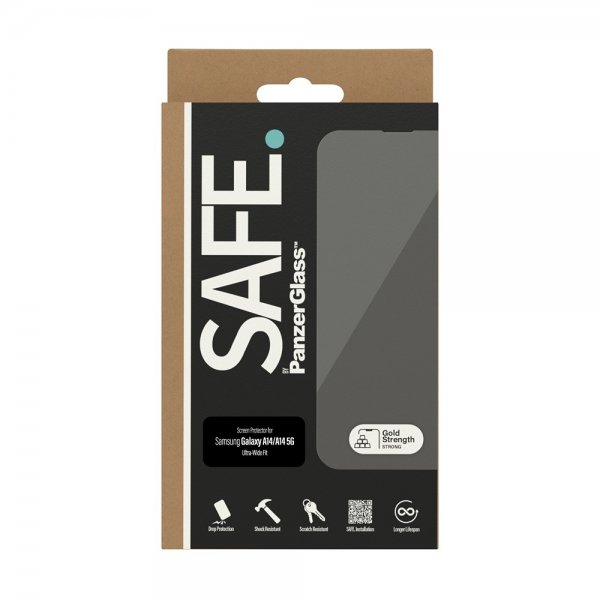 SAFE by PanzerGlass Samsung Galaxy A14 Skärmskydd Ultra-Wide Fit