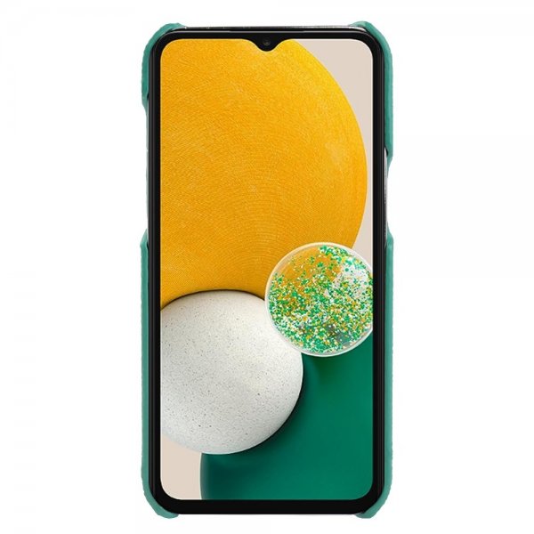 Samsung Galaxy A14 Skal Äkta Läder Ljusgrön