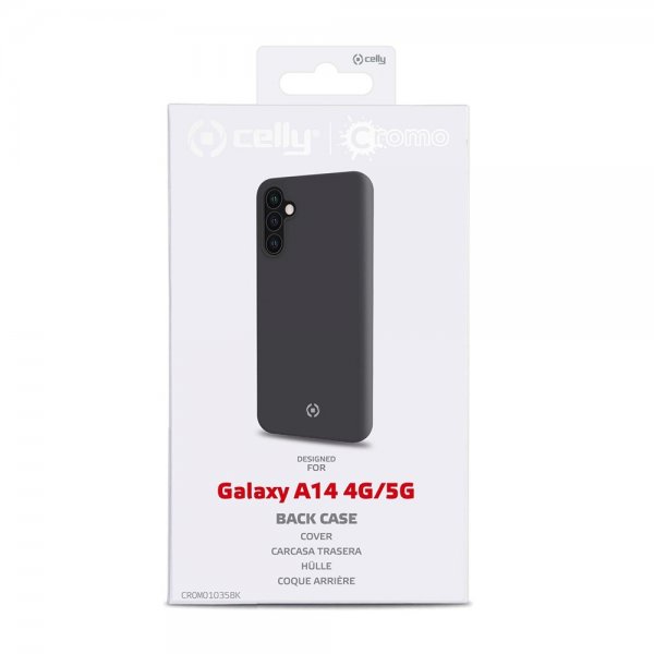 Celly Samsung Galaxy A14 Skal CROMO Svart