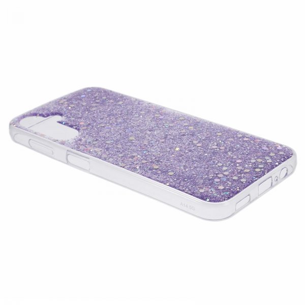Nordic Covers Samsung Galaxy A14 Skal Sparkle Series Lilac Purple