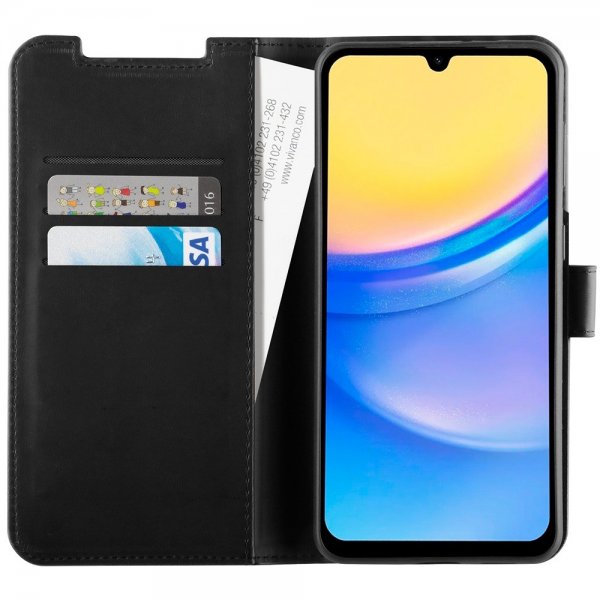 Vivanco Samsung Galaxy A15 Fodral Classic Wallet Svart