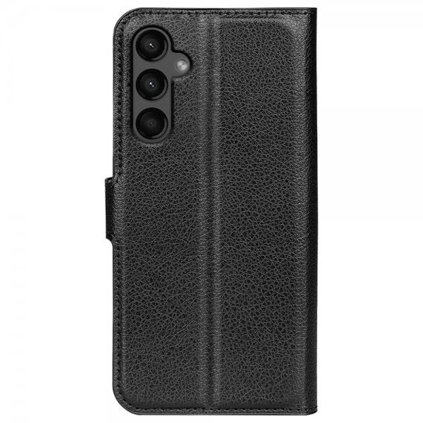Samsung Galaxy A15 Fodral Litchi Svart
