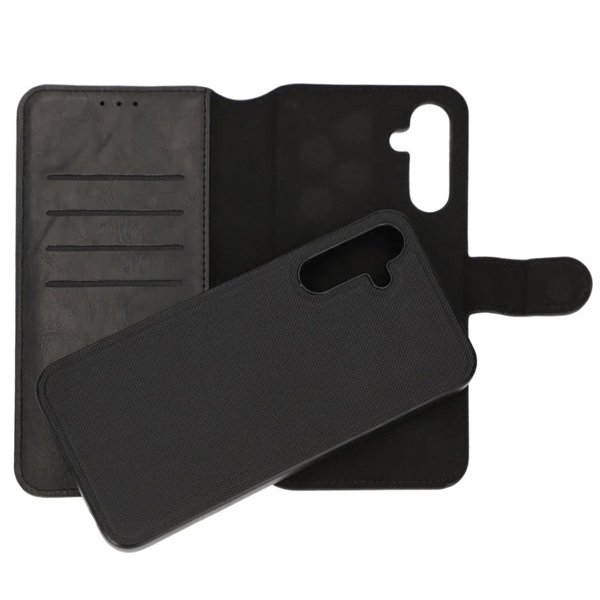 Rvelon Samsung Galaxy A15 Fodral Magnetiskt Avtagbart Skal Svart