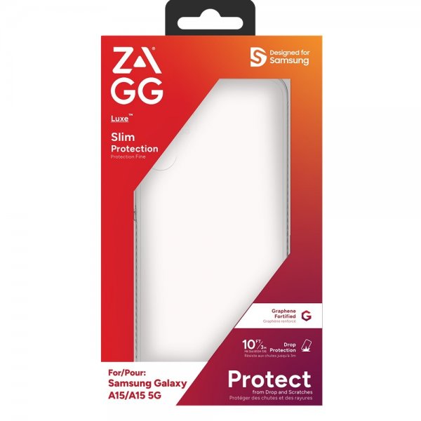 ZAGG Samsung Galaxy A15 Skal Luxe Transparent