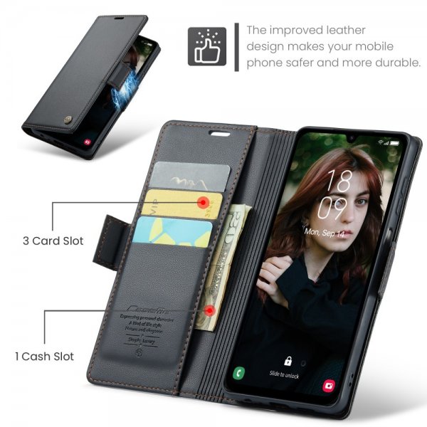 CaseMe Samsung Galaxy A16 Fodral 023 Series Svart