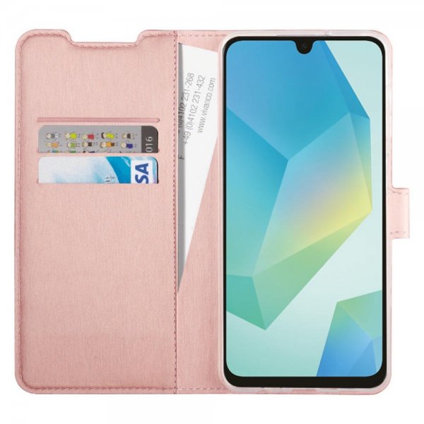 Vivanco Samsung Galaxy A16 Fodral Classic Wallet Roseguld