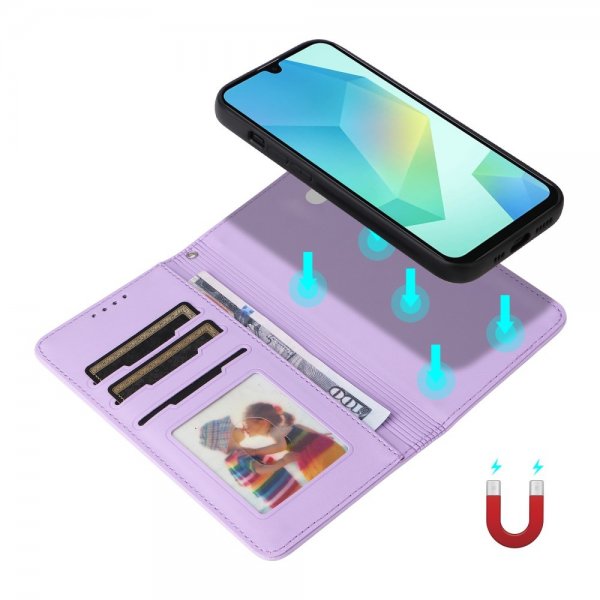 Betopnice Samsung Galaxy A16 Fodral med Löstagbart Skal 005 Lila