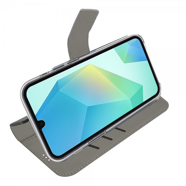 Celly Samsung Galaxy A16 Fodral Wally Wallet Case Svart