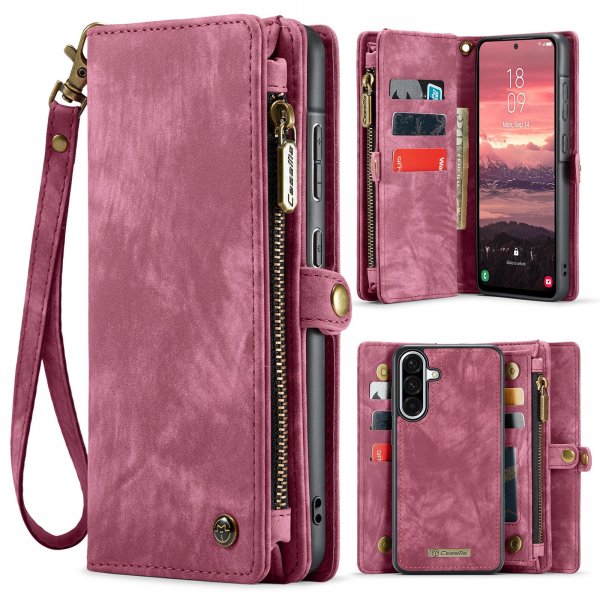 CaseMe Samsung Galaxy A17 Fodral 008 Series Löstagbart Skal Röd