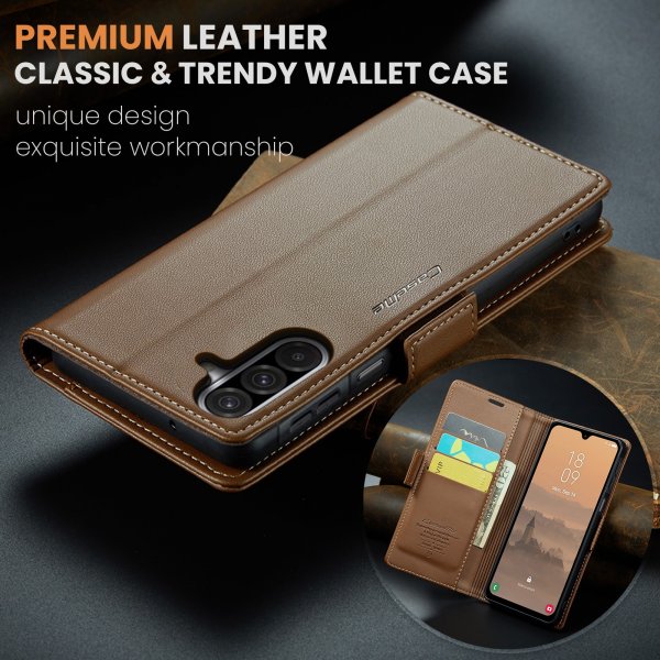CaseMe Samsung Galaxy A17 Fodral 023 Series Brun