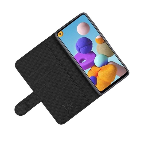 Rvelon Samsung Galaxy A21s Fodral Magnetiskt Avtagbart Skal Svart