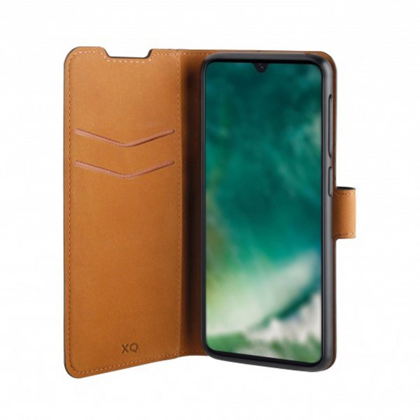 Xqisit Samsung Galaxy A22 4G Fodral Slim Wallet Selection Svart