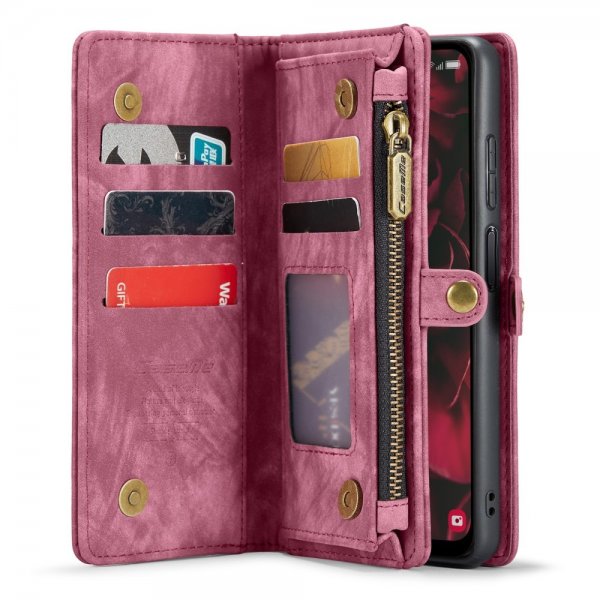 CaseMe Samsung Galaxy A25 Fodral 008 Series Löstagbart Skal Röd