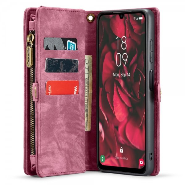 CaseMe Samsung Galaxy A25 Fodral 008 Series Löstagbart Skal Röd