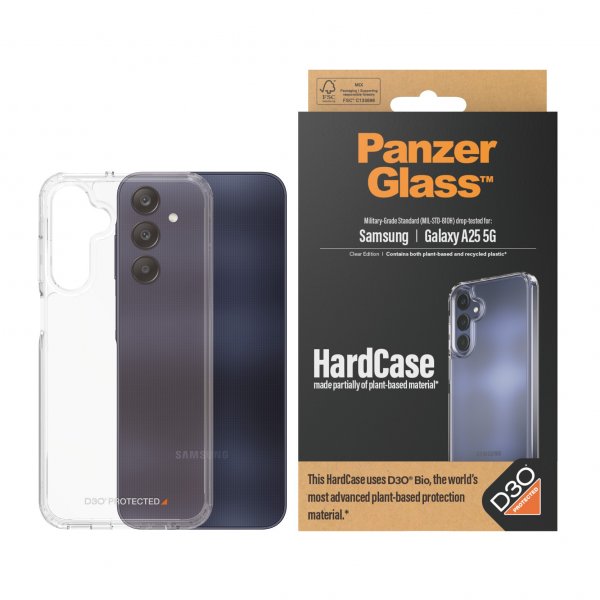PanzerGlass Samsung Galaxy A25 Skal HardCase D3O Transparent