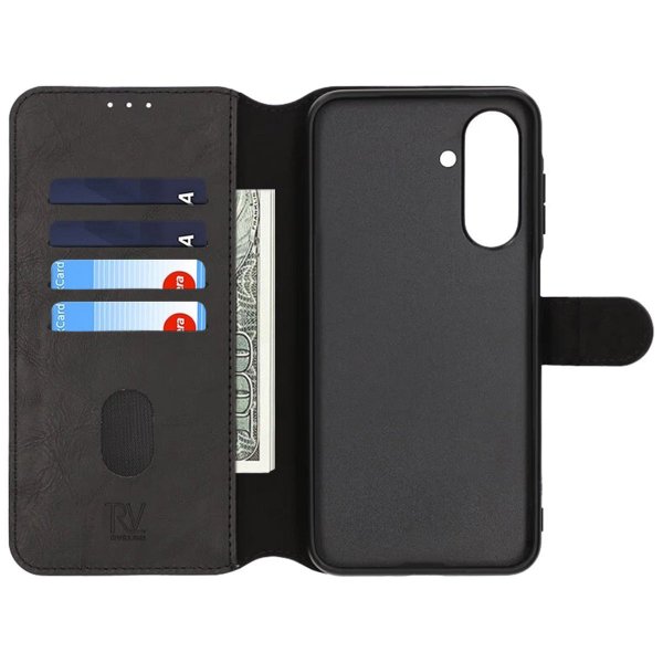 Rvelon Samsung Galaxy A26 Fodral 4 Kortfack Svart