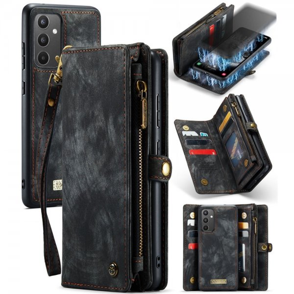 CaseMe Samsung Galaxy A34 5G Fodral 008 Series Löstagbart Skal Svart