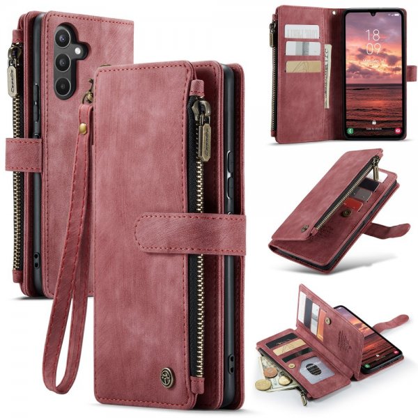 CaseMe Samsung Galaxy A34 5G Fodral C30 Series Röd