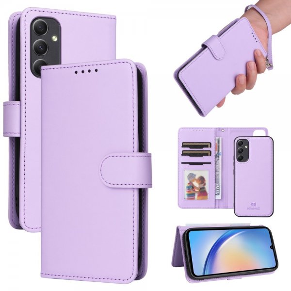 Betopnice Samsung Galaxy A34 5G Fodral med Löstagbart Skal 005 Lila
