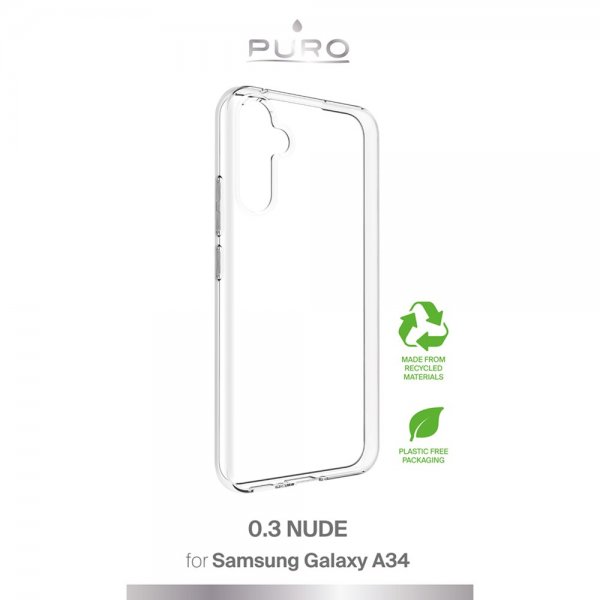 Puro Samsung Galaxy A34 5G Skal Nude Transparent