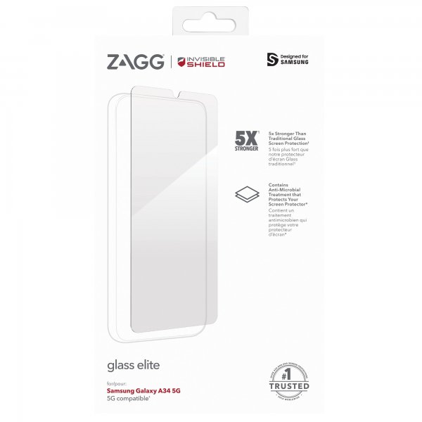 ZAGG InvisibleShield Samsung Galaxy A34 5G Skärmskydd Glass Elite