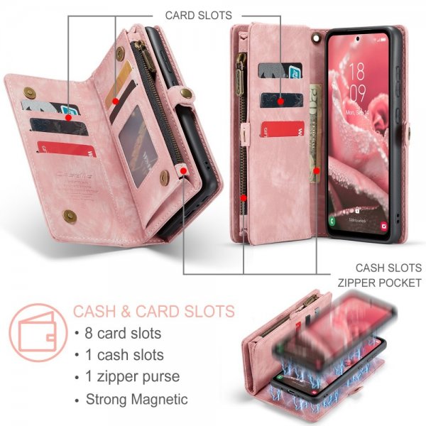 CaseMe Samsung Galaxy A36 Fodral 008 Series Löstagbart Skal Rosa